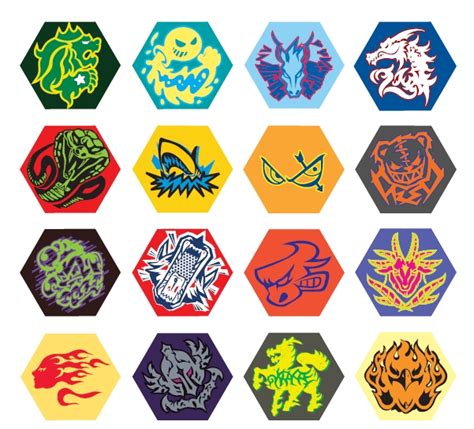 Printable Beyblade Face Bolt Stickers